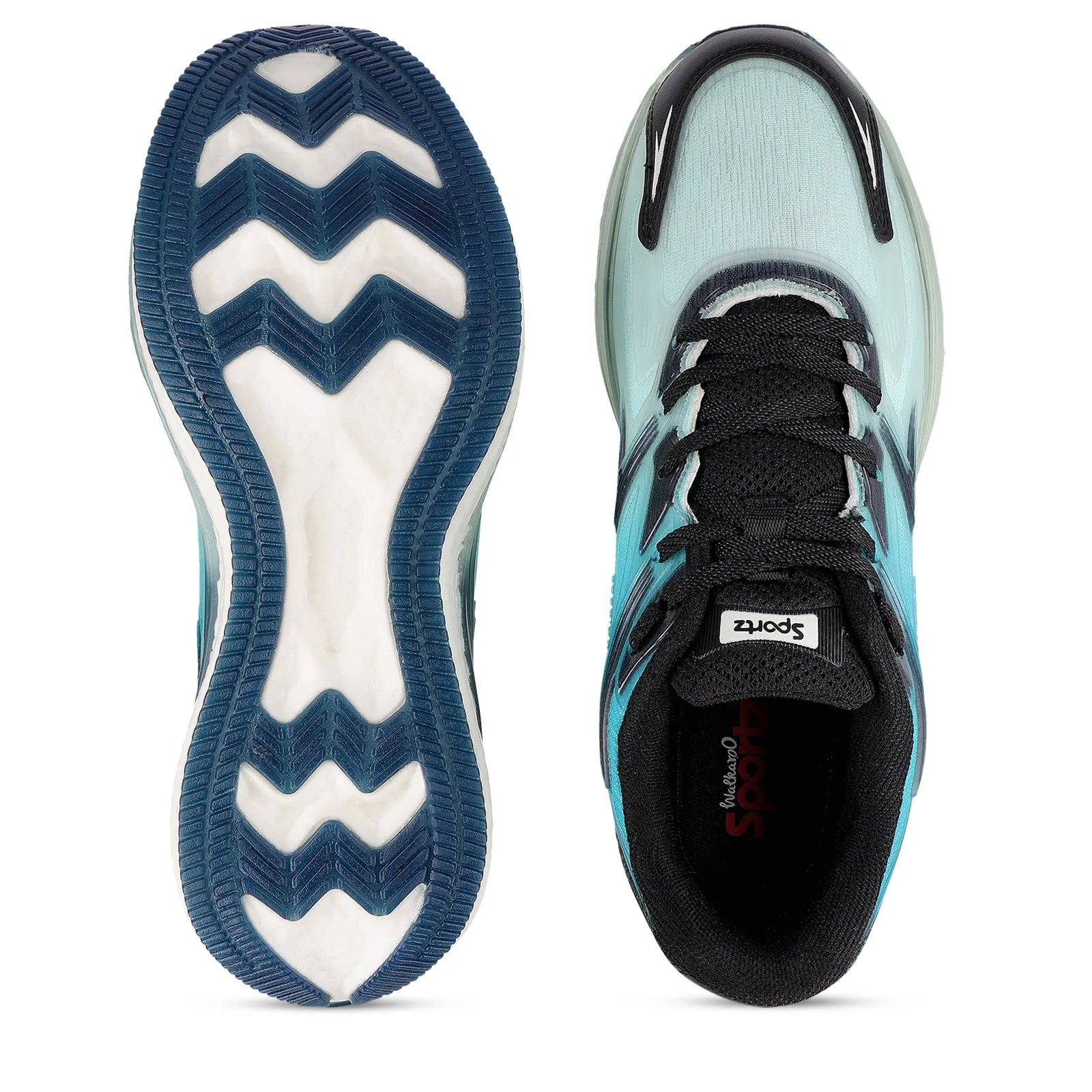 Men's Lace-up Sports Shoe - WS9155 Teal Green
