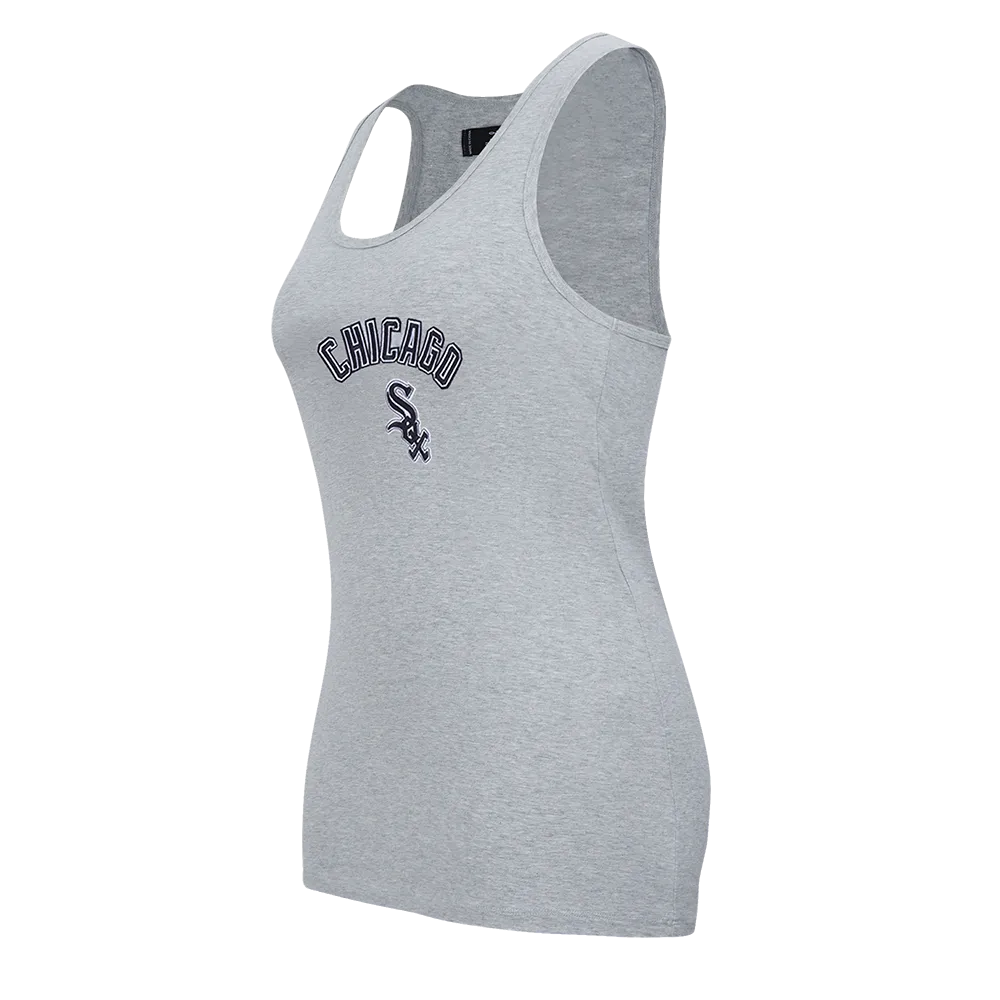MLB CHICAGO WHITE SOX CLASSIC WOMEN'S RACERBACK (HEATHER GREY)
