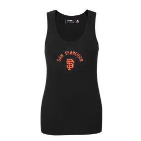 MLB SAN FRANCISCO GIANTS CLASSIC WOMEN'S RELAXED FIT RACERBACK (BLACK)