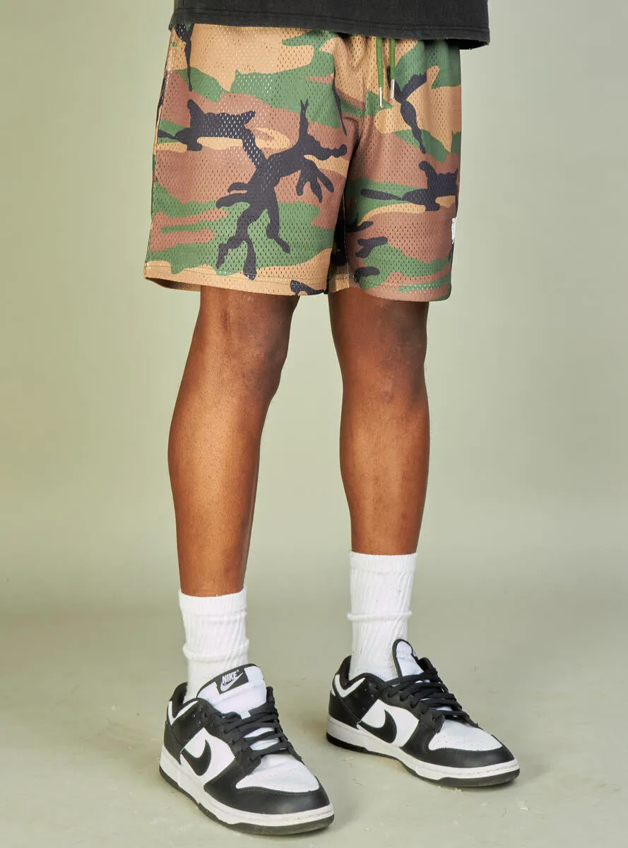 Mott Mesh Shorts - Green/Camo