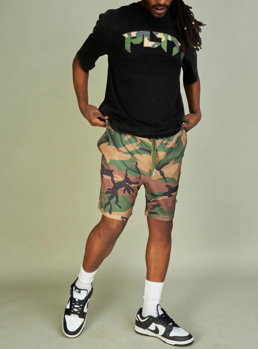 Mott Mesh Shorts - Green/Camo