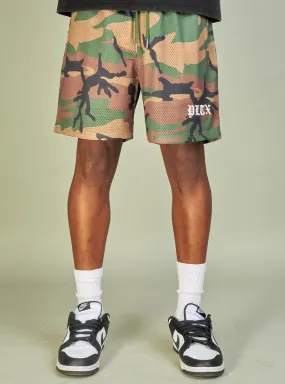 Mott Mesh Shorts - Green/Camo