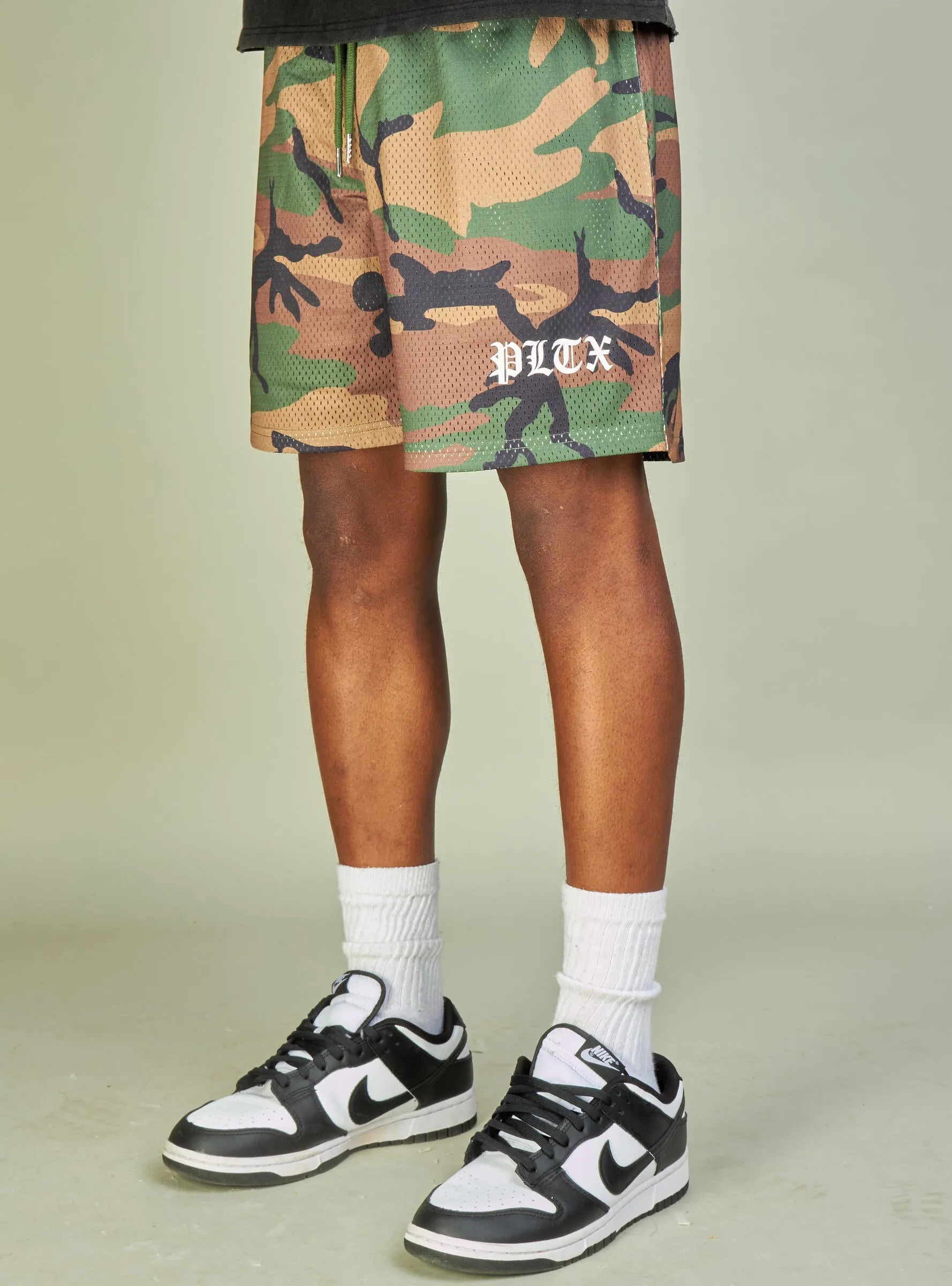 Mott Mesh Shorts - Green/Camo