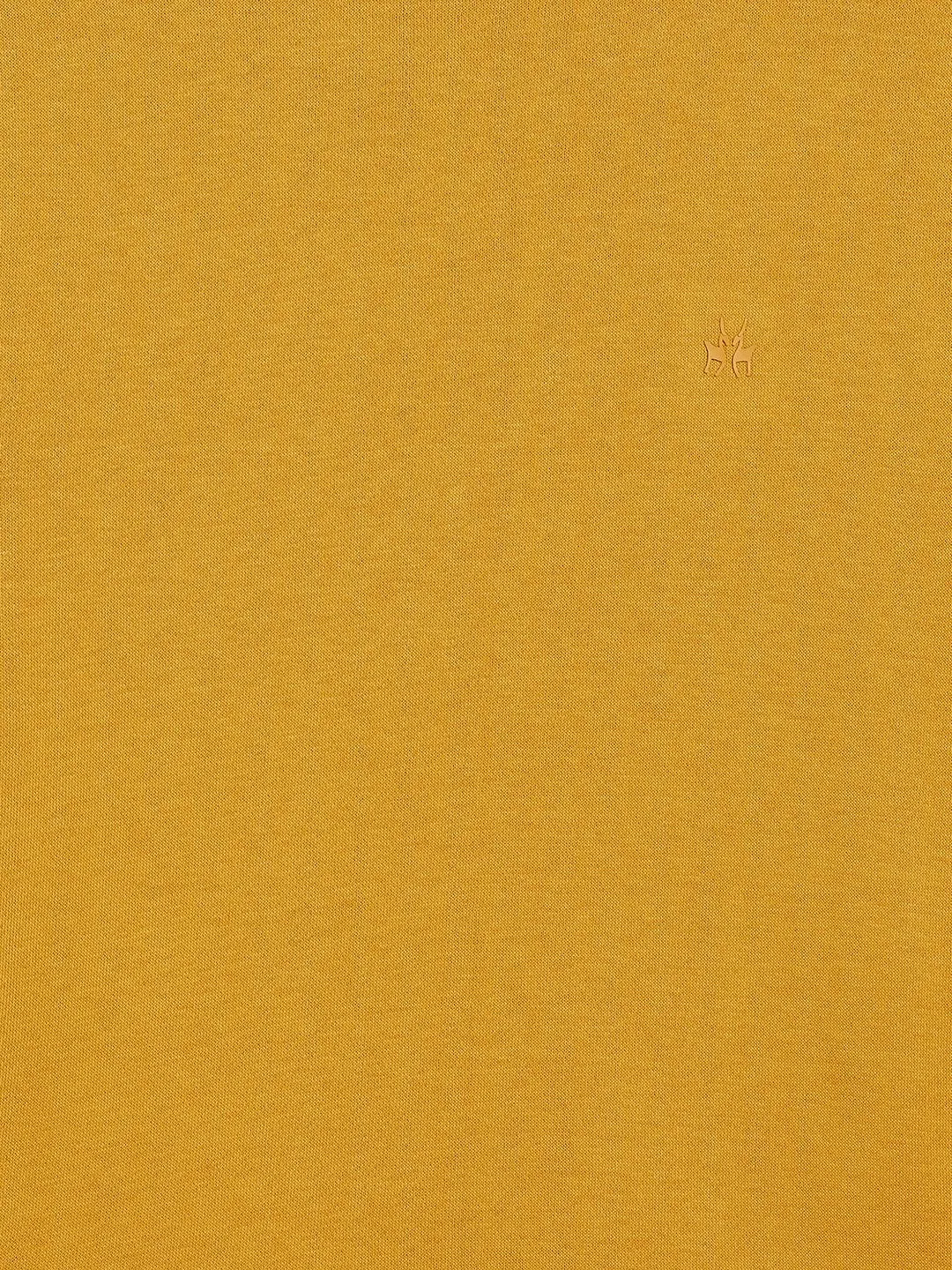 Mustard Round Neck Sweatshirt