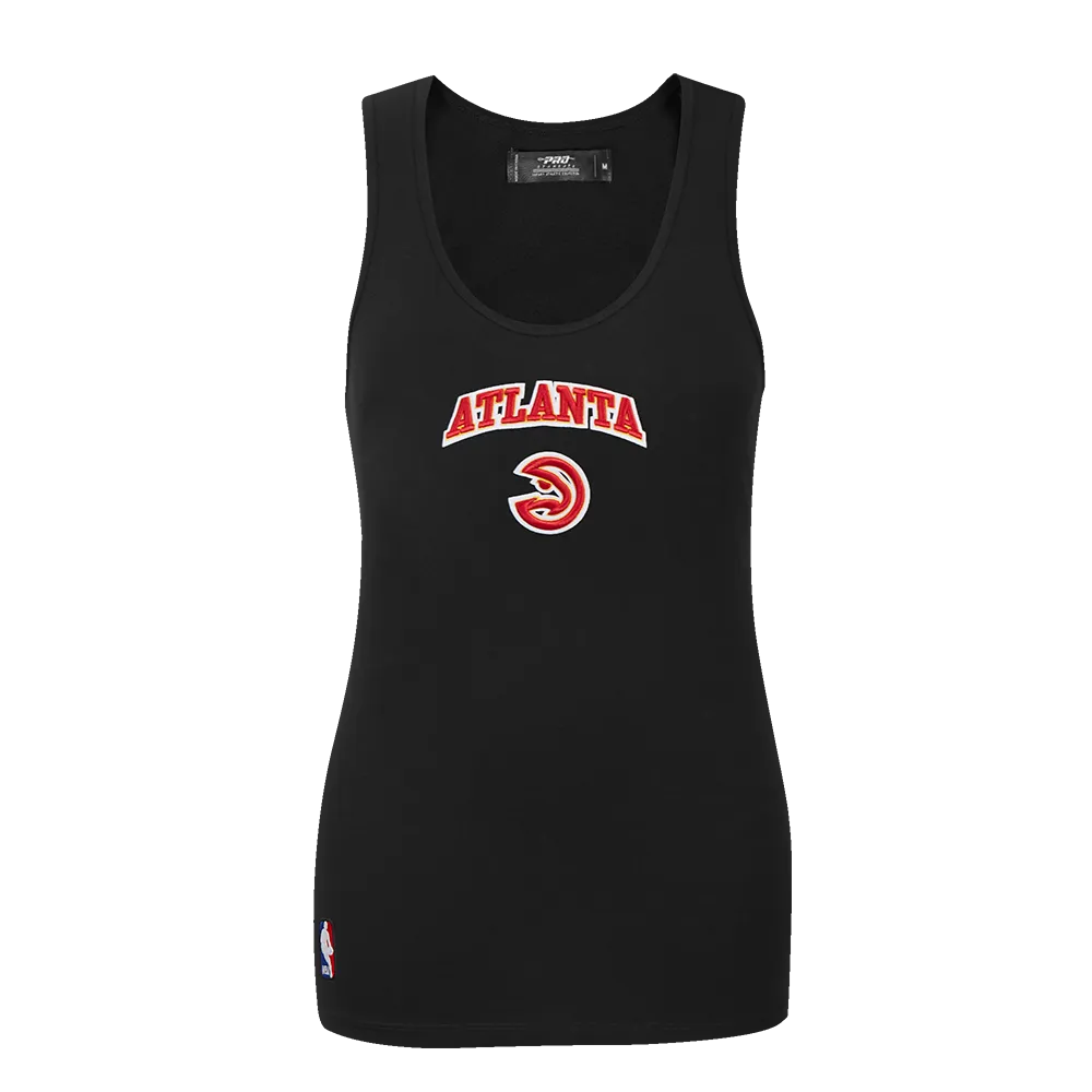 NBA ATLANTA HAWKS CLASSIC WOMEN'S RACERBACK (BLACK)