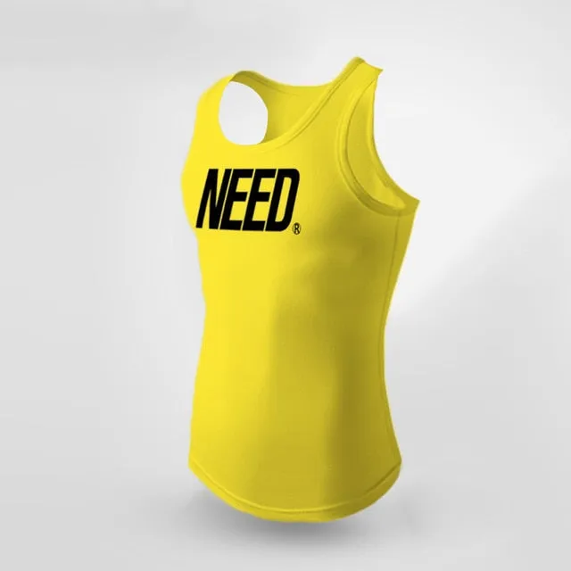 New Mens Bodybuilding Cotton Tank top Gyms Workout Fitness  I-shaped Vest Sleeveless Shirt Singlet Male Casual Sports Tank
