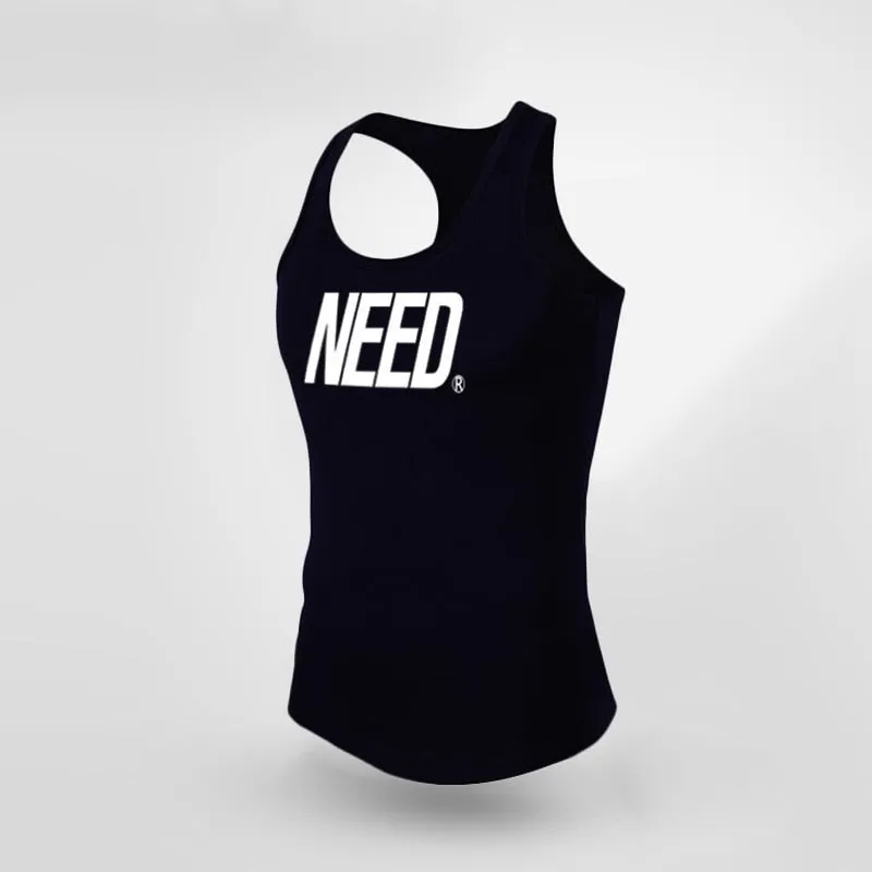 New Mens Bodybuilding Cotton Tank top Gyms Workout Fitness  I-shaped Vest Sleeveless Shirt Singlet Male Casual Sports Tank