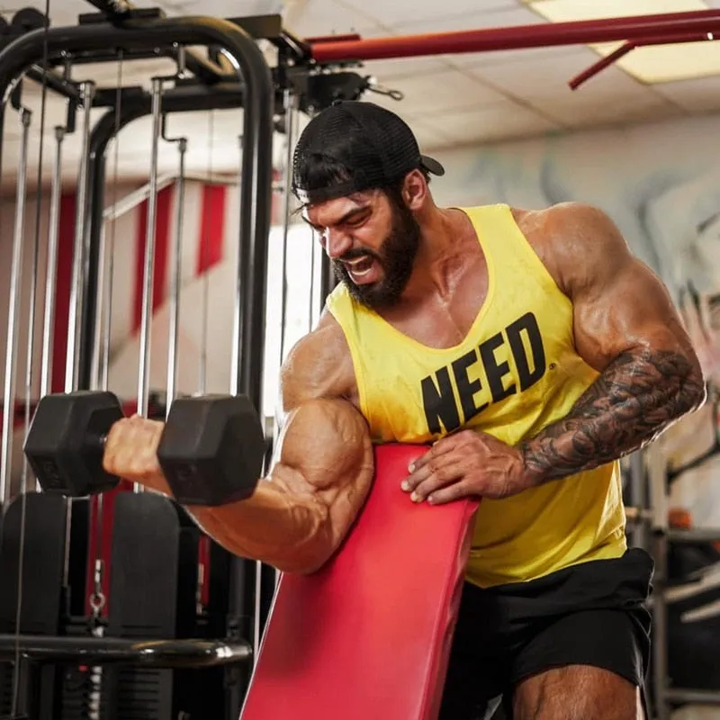 New Mens Bodybuilding Cotton Tank top Gyms Workout Fitness  I-shaped Vest Sleeveless Shirt Singlet Male Casual Sports Tank