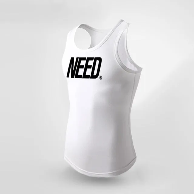 New Mens Bodybuilding Cotton Tank top Gyms Workout Fitness  I-shaped Vest Sleeveless Shirt Singlet Male Casual Sports Tank