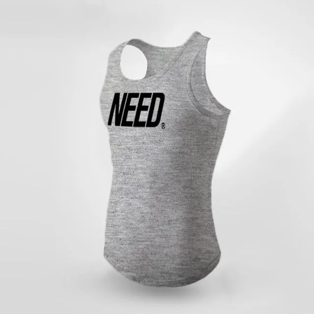 New Mens Bodybuilding Cotton Tank top Gyms Workout Fitness  I-shaped Vest Sleeveless Shirt Singlet Male Casual Sports Tank