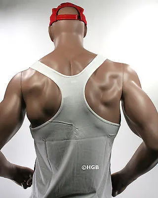 NEW Mens Workout NPC Bodybuilding Wear Fat Strap Tank Top Gym Clothing All Sizes