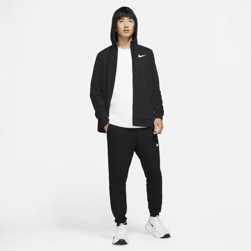 Nike Dri-FIT Men's Black Zip-Up Hoodie for Ultimate Comfort and Performance