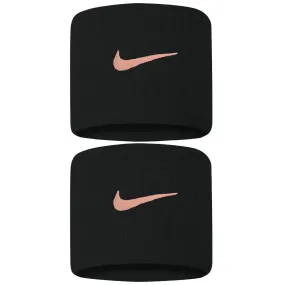 Nike Swoosh Premier DriFit Wristbands - Black/Crimson Tint