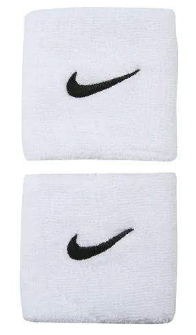 Nike Swoosh Single Tennis Wristbands (White)