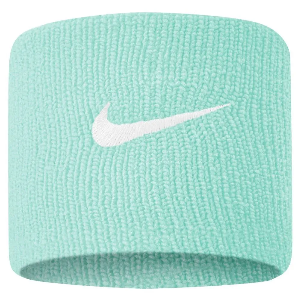 Nike Tennis Premier Wristbands 2 Pack (Turquoise/White)