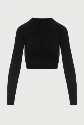 NW Mock Neck Crop Top