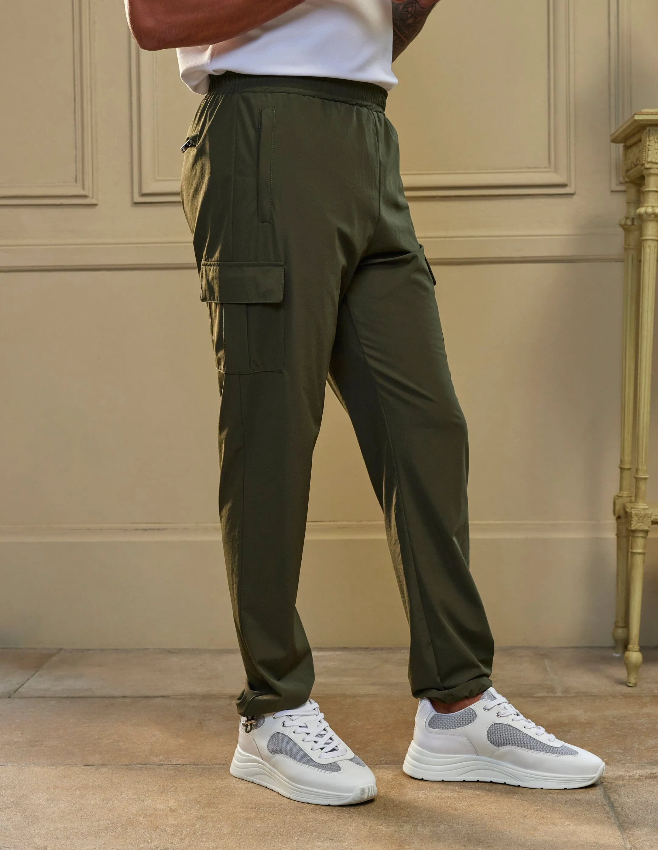 Olive Woven Cargo Pant
