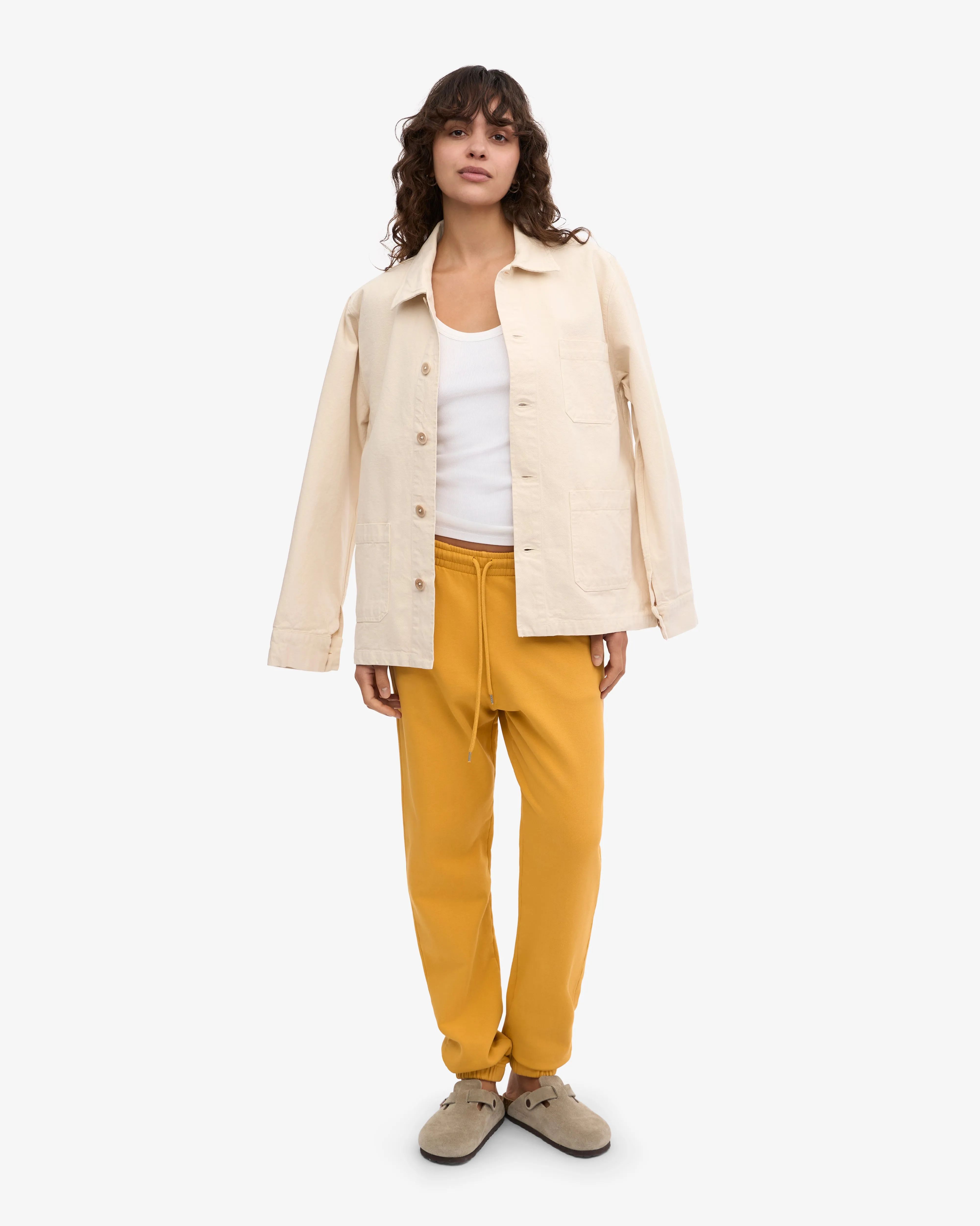 Organic Sweatpants - Burned Yellow