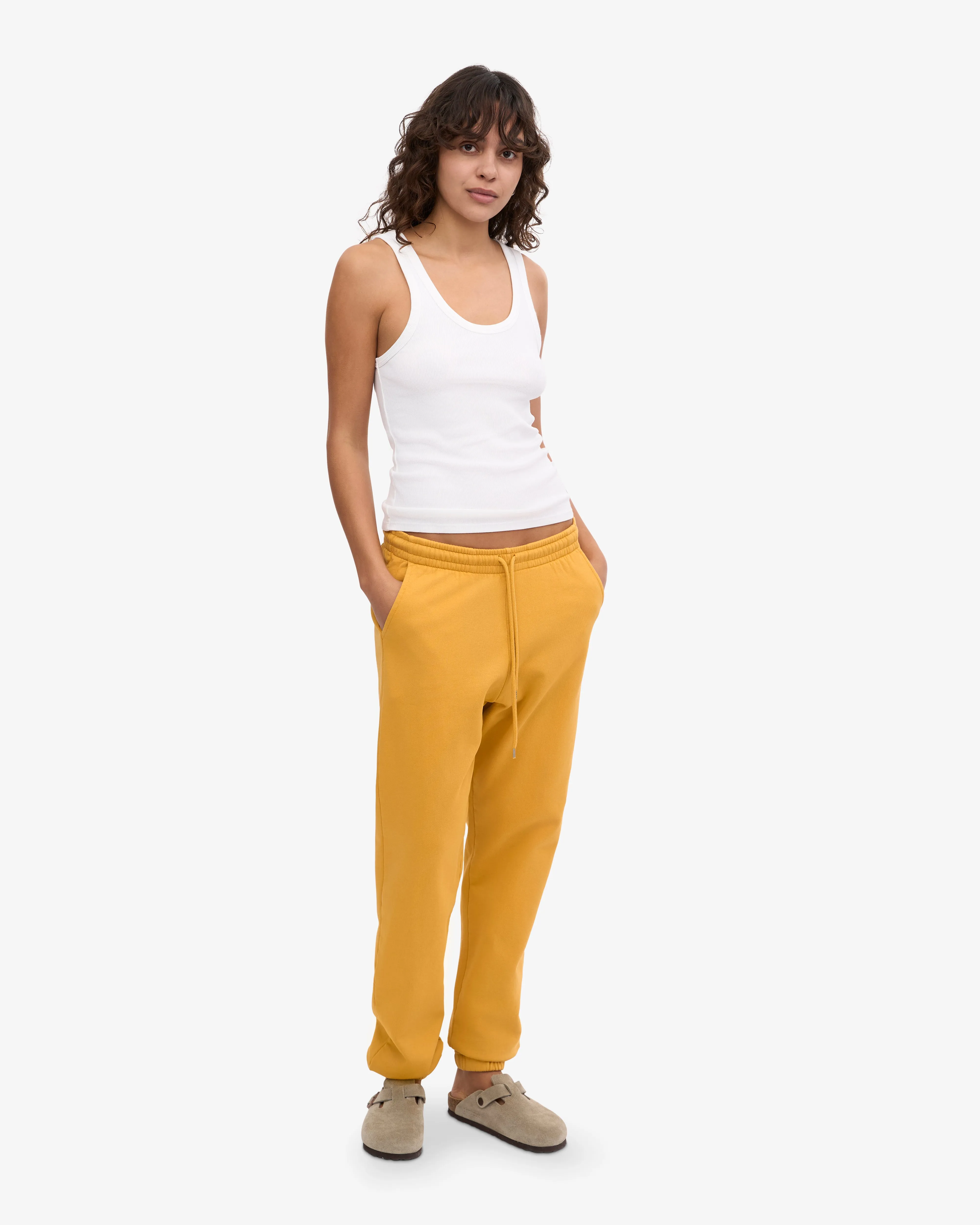 Organic Sweatpants - Burned Yellow