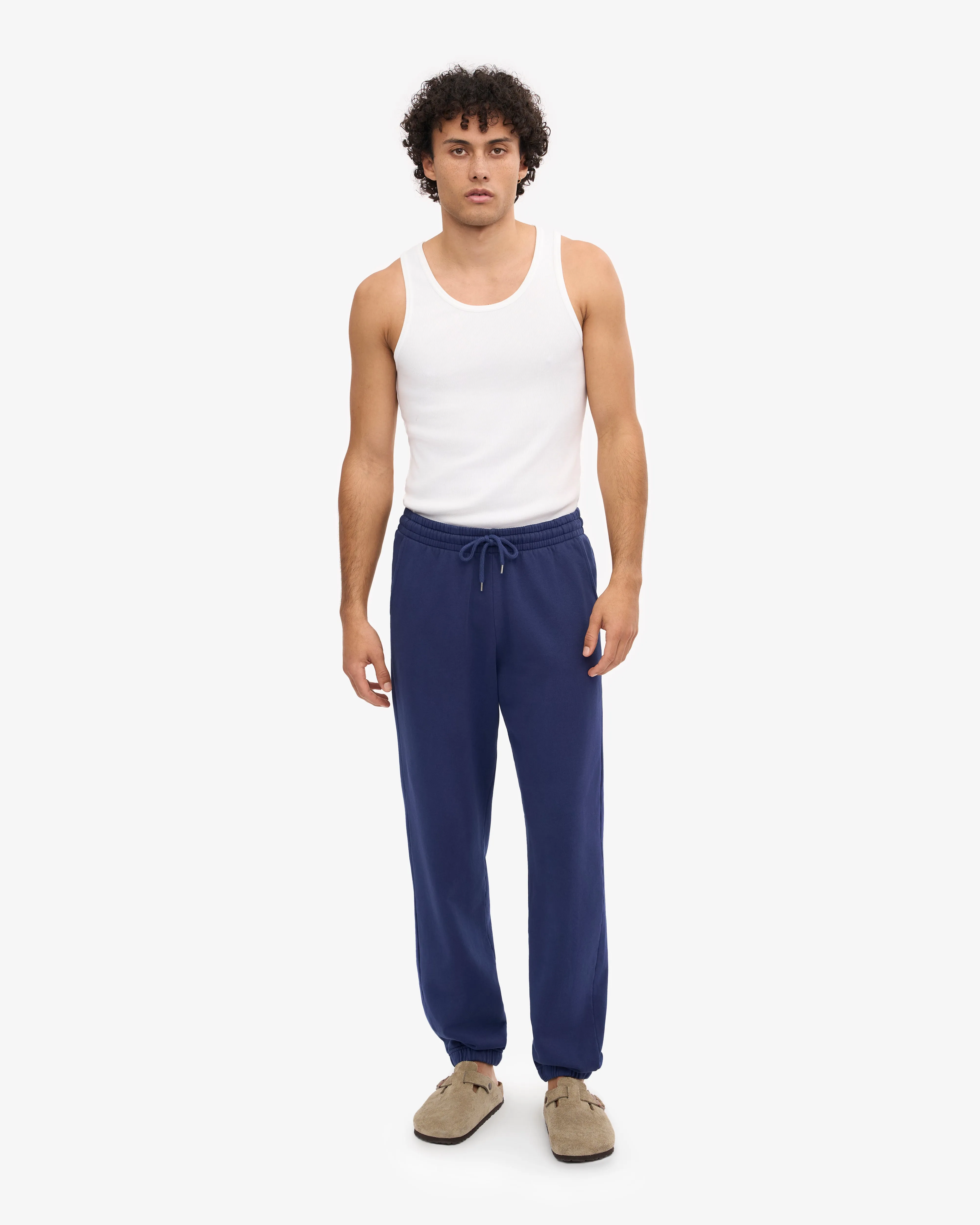Organic Sweatpants - Marine Blue