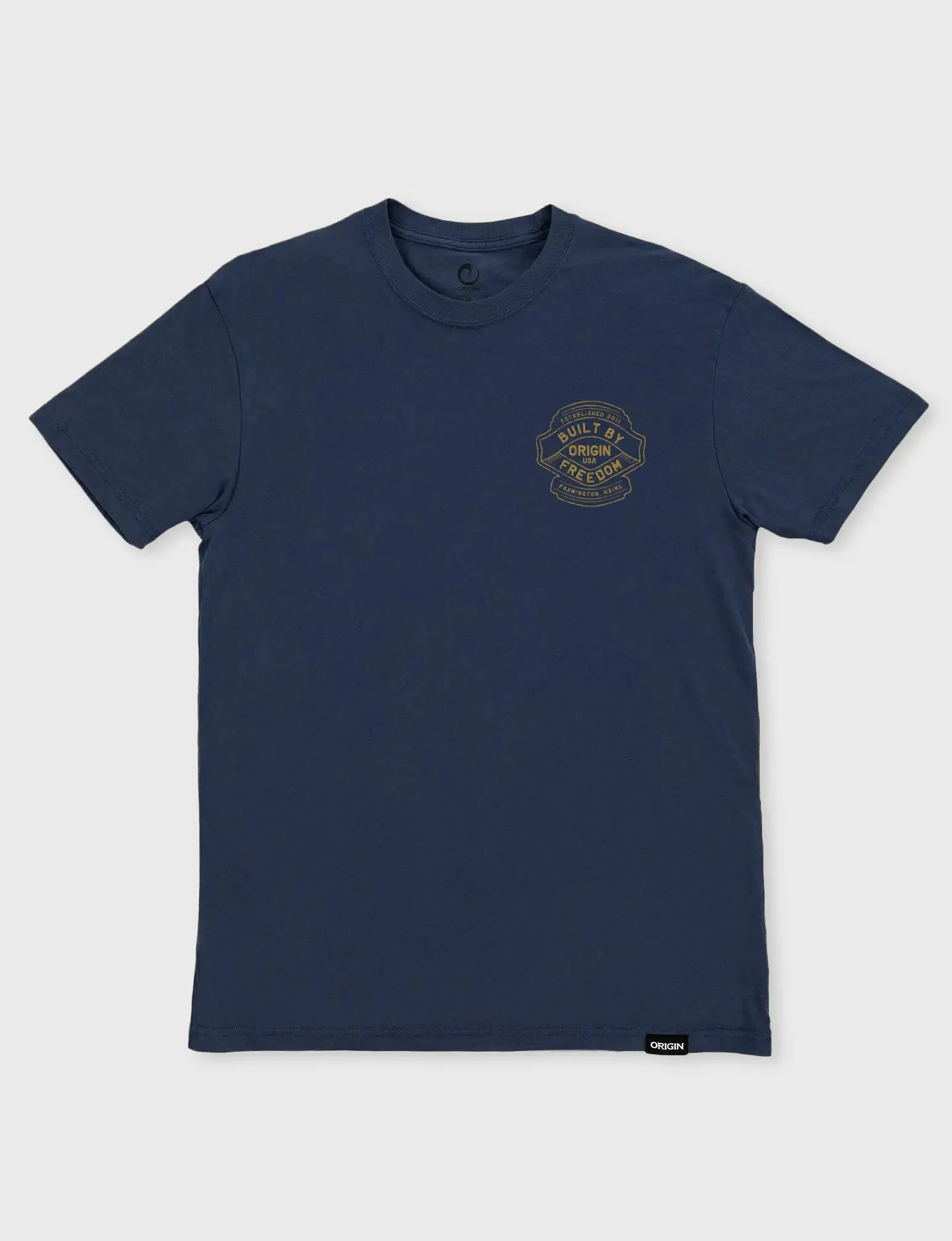 ORIGIN® CORE T-SHIRT - BUILT BY FREEDOM SHIELD GRAPHIC