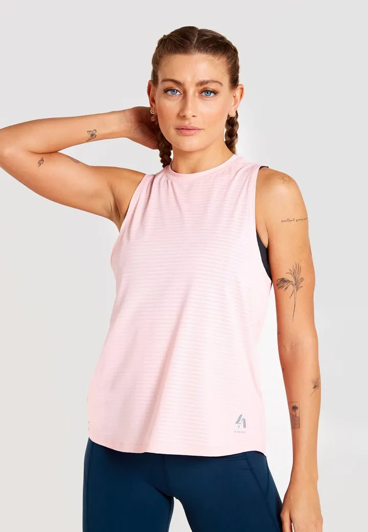 Performance High Neck Vest-Pink
