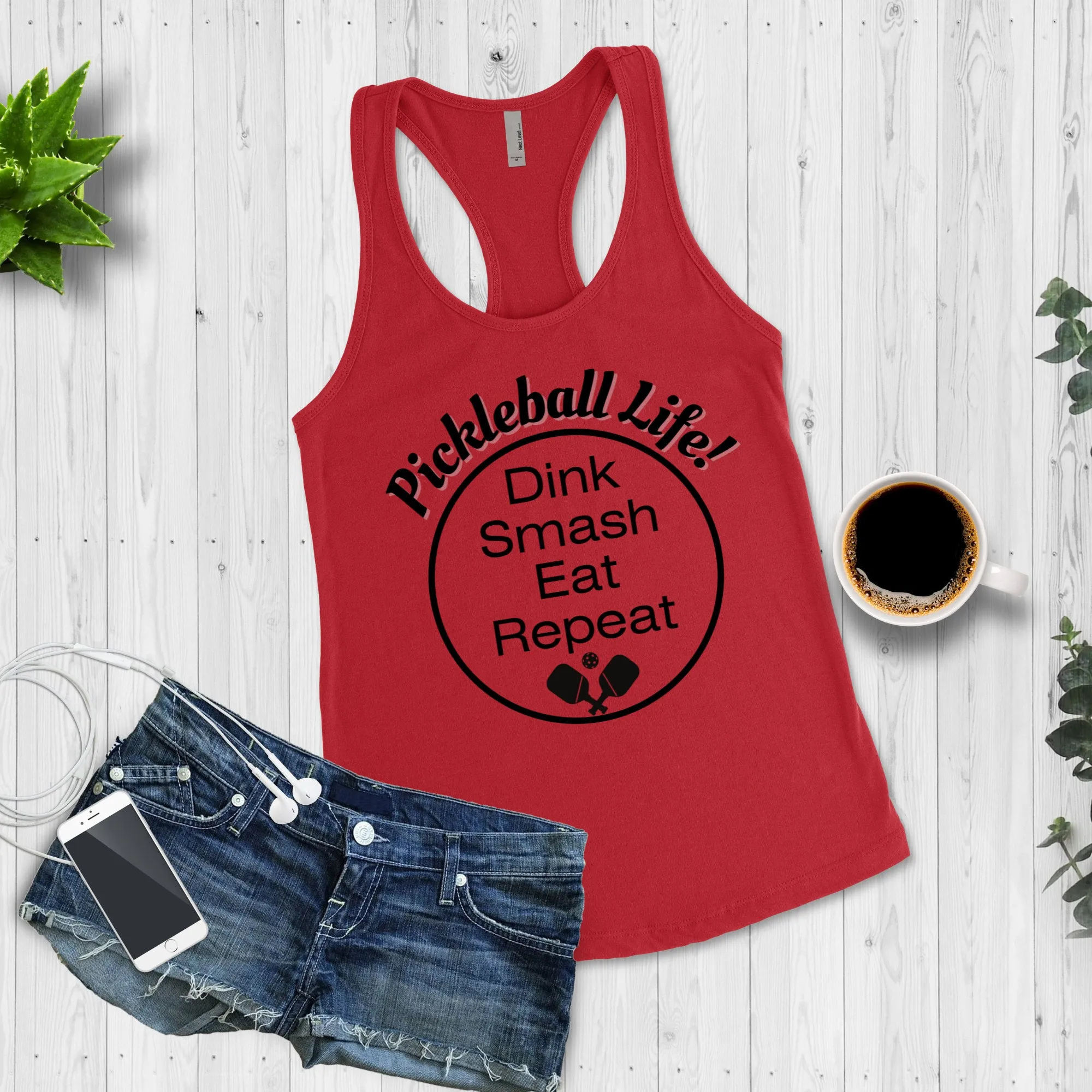 Pickleball Life Womens Tank Top