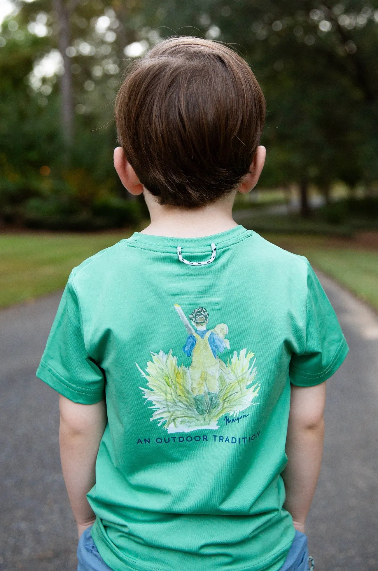 PRO PERFORMANCE FISHING SHORT SLEEVE TSHIRT- GREEN SPRUCE