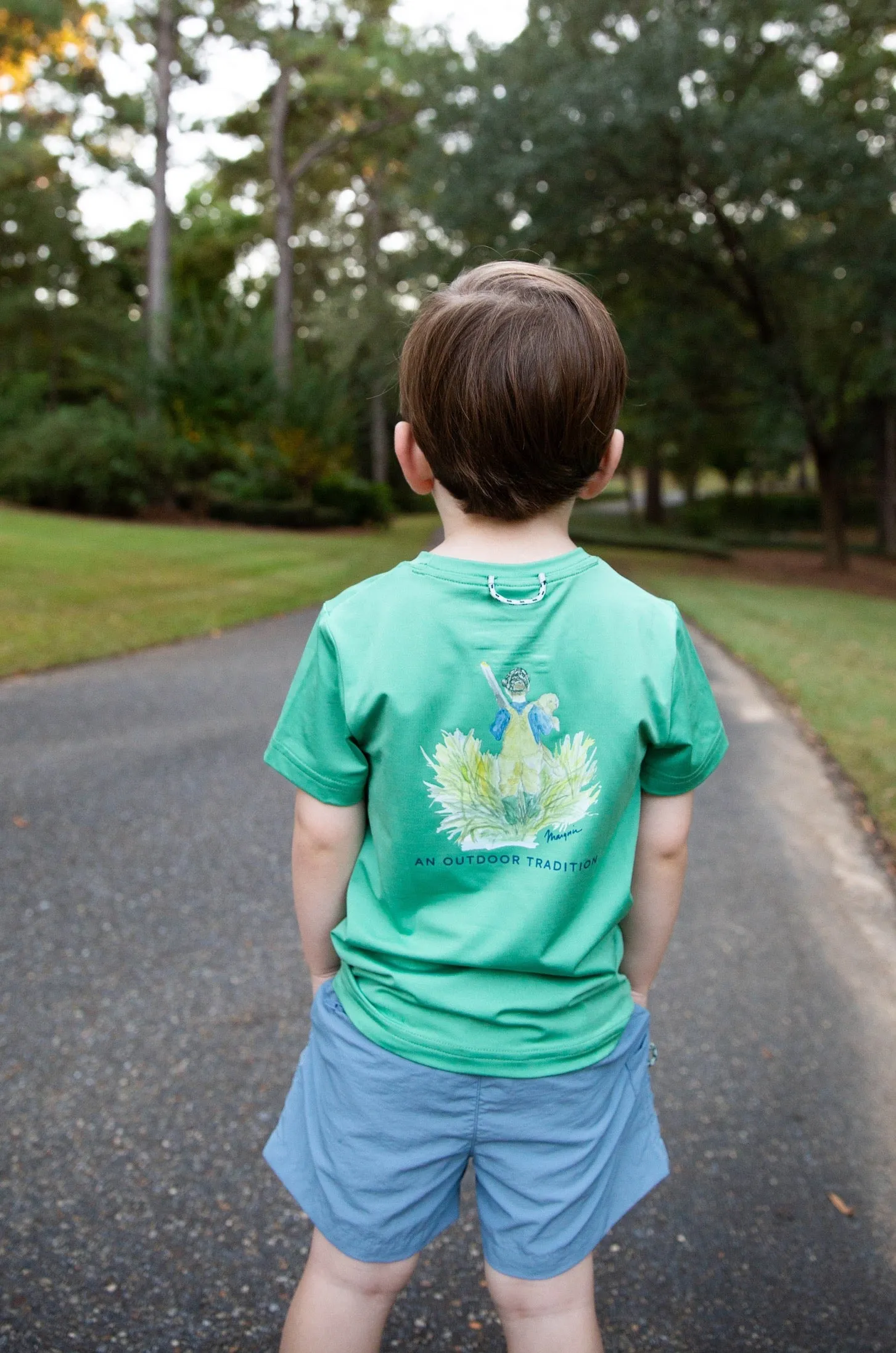 PRO PERFORMANCE FISHING SHORT SLEEVE TSHIRT- GREEN SPRUCE