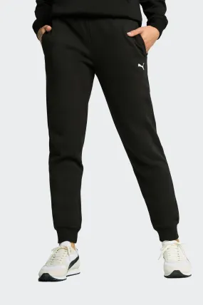 PUMA WOMEN'S ESSENTIALS SMALL LOGO BLACK SWEATPANT