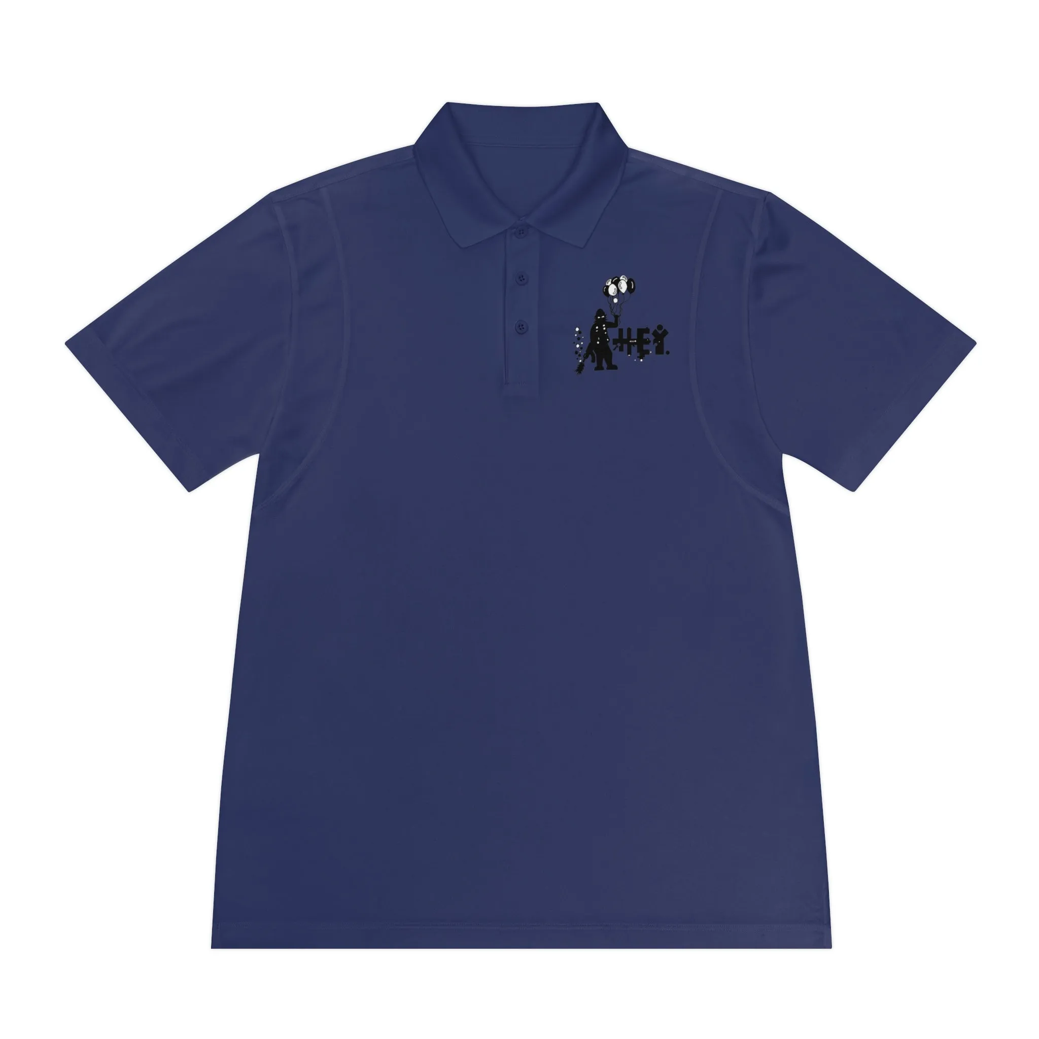 "Hey Balloons" Men's Sport Polo Shirt