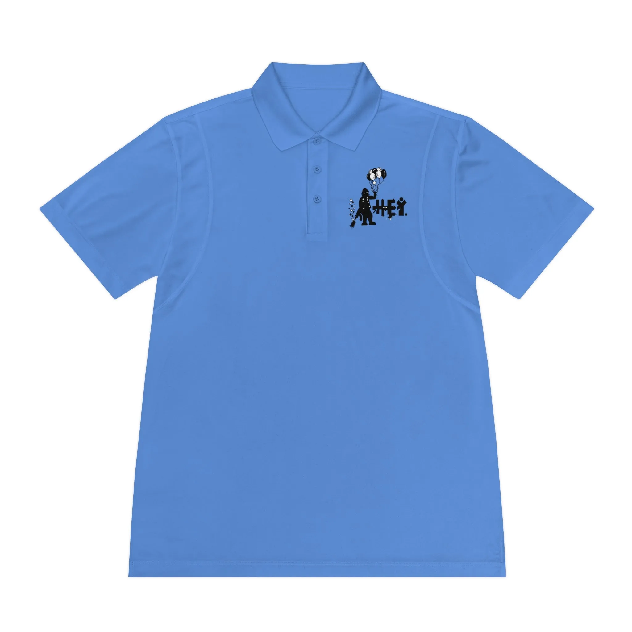 "Hey Balloons" Men's Sport Polo Shirt