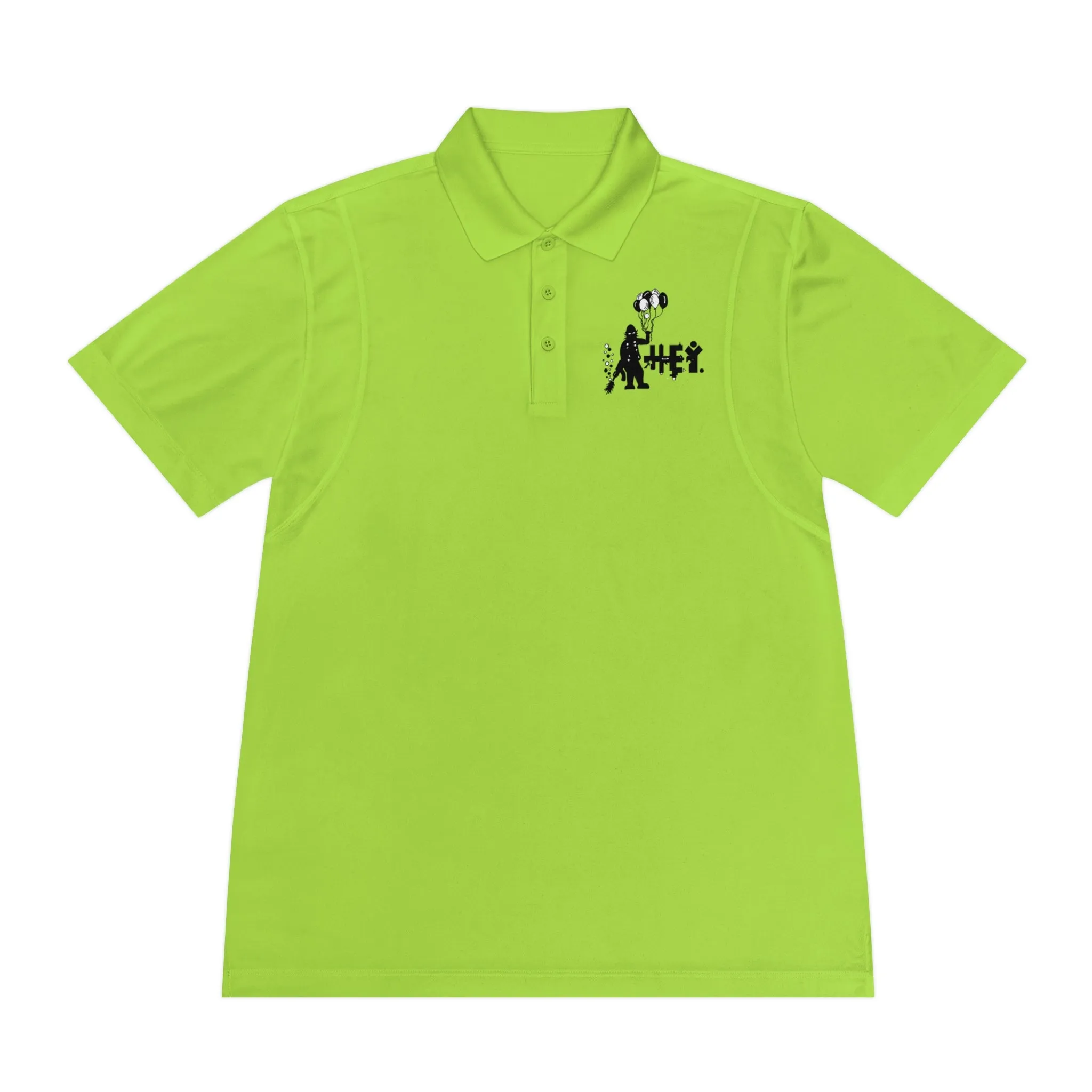 "Hey Balloons" Men's Sport Polo Shirt
