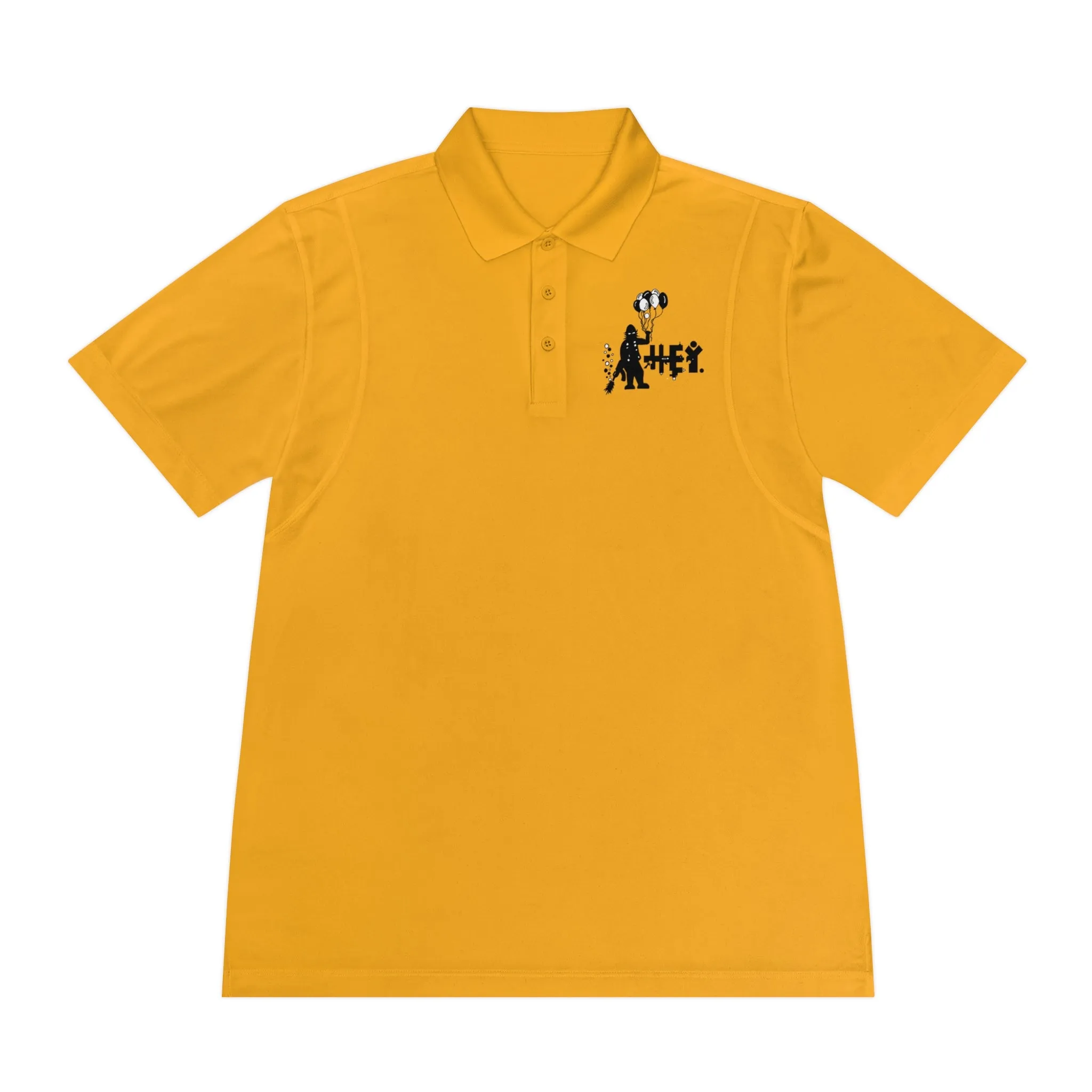 "Hey Balloons" Men's Sport Polo Shirt