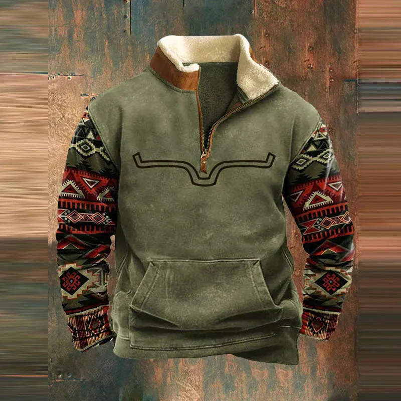 Rafe Quarter Zip-up Jumper