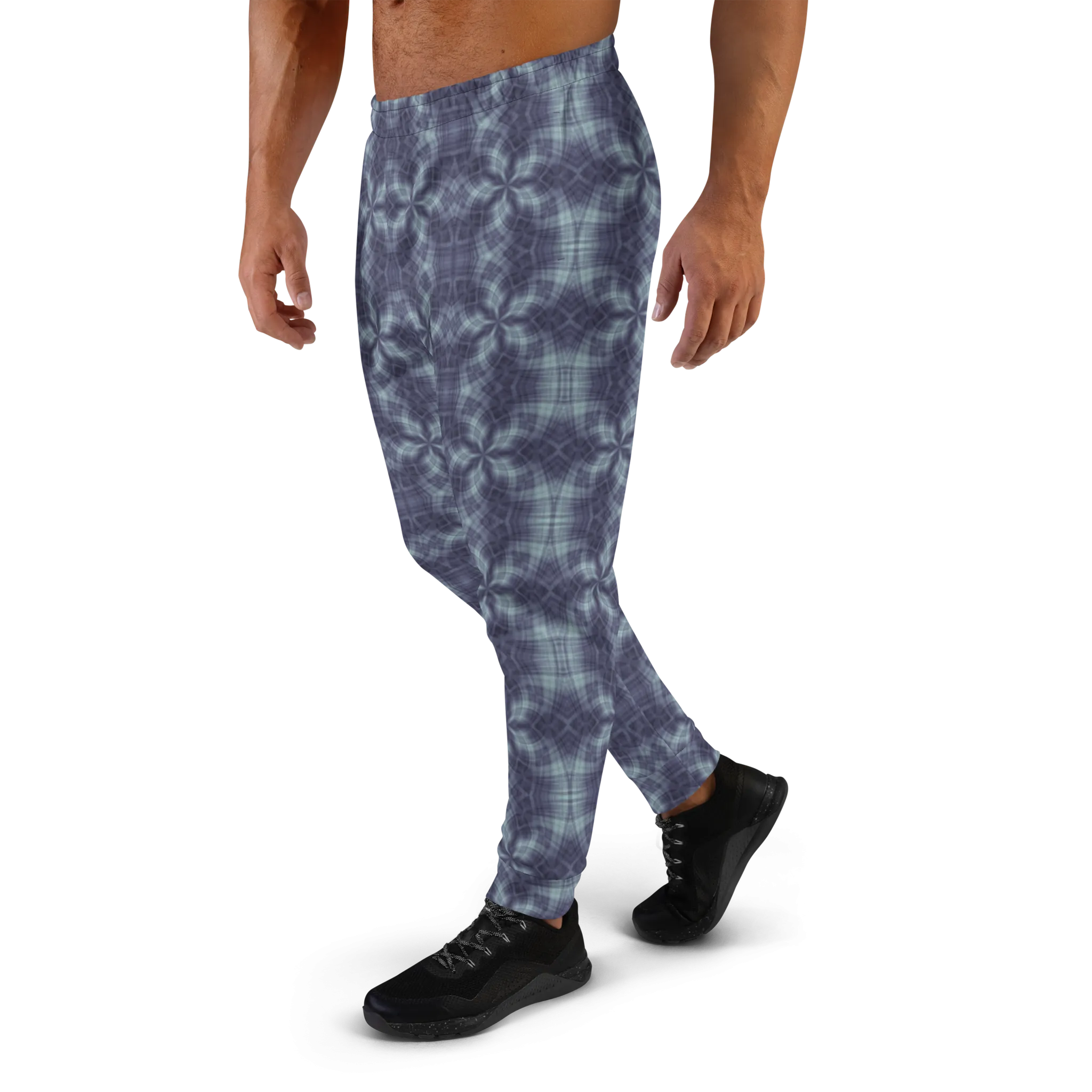 Recursia Argyle Rewired Men's Joggers In Blue