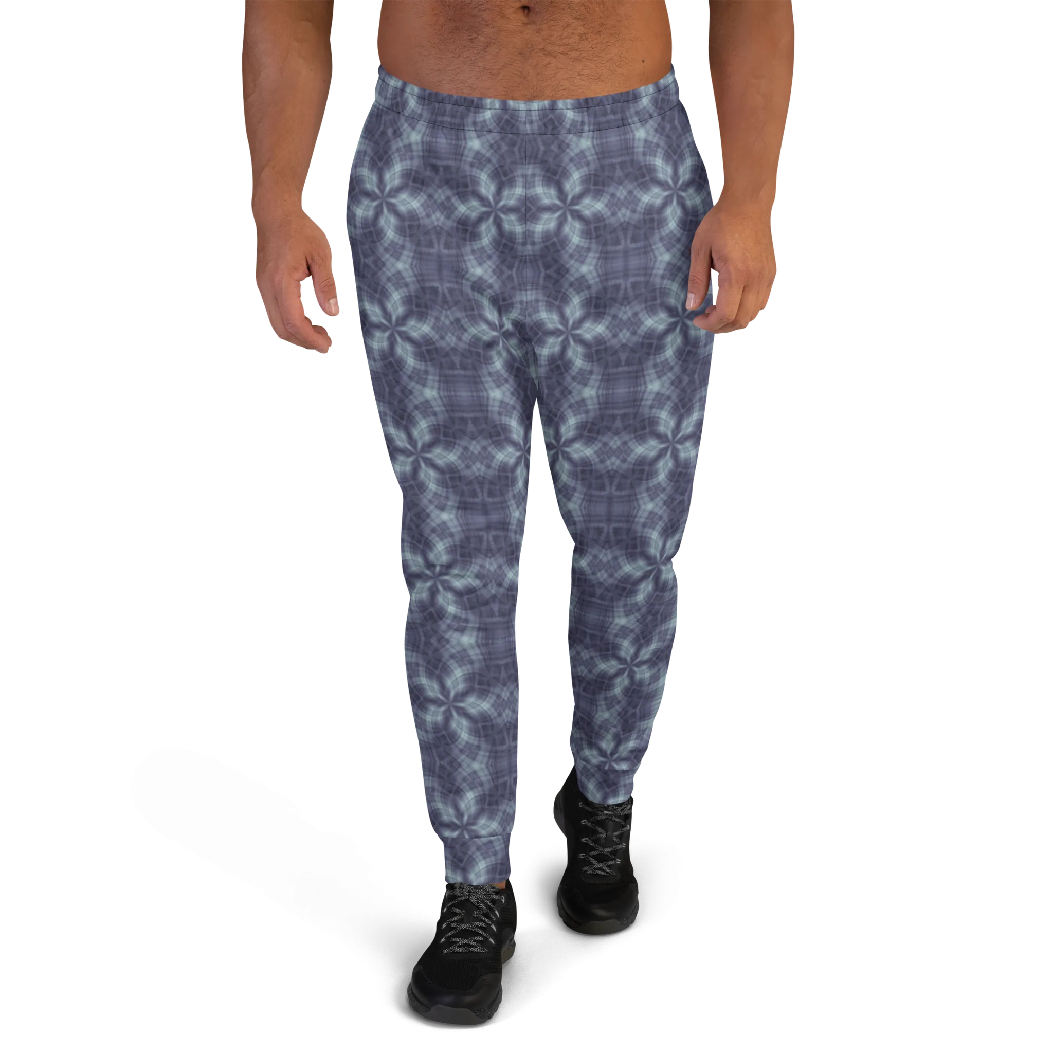 Recursia Argyle Rewired Men's Joggers In Blue