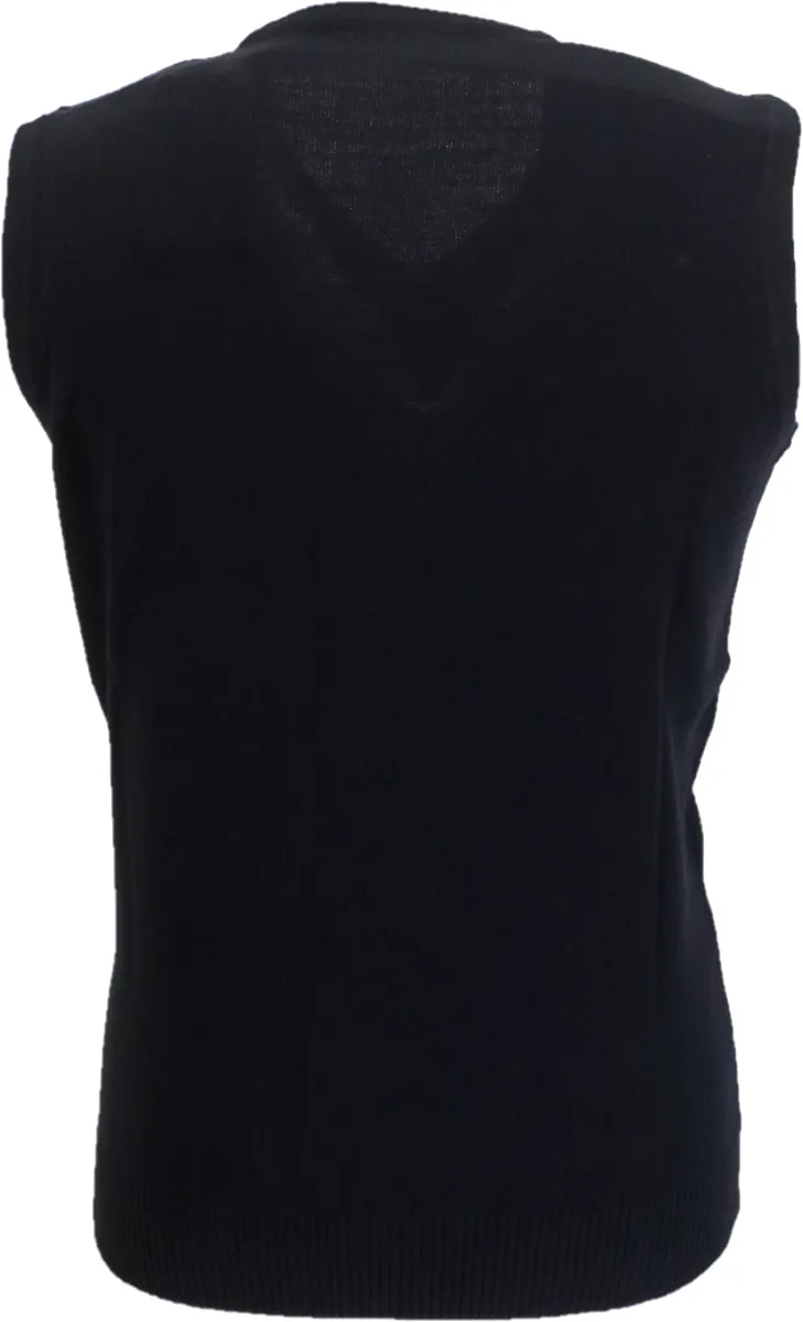 Relco Navy Classic Retro Tank Tops