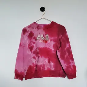 Reworked Tie-Dye Owl Sweatshirt | Size 12