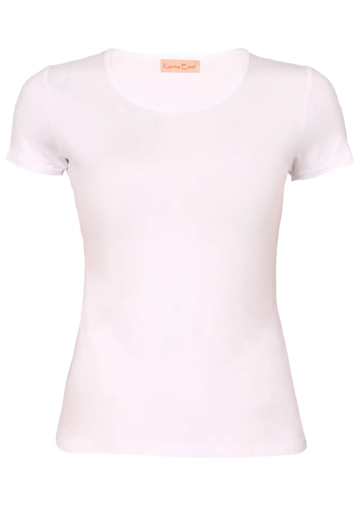 Scoop Neck T-Shirt White