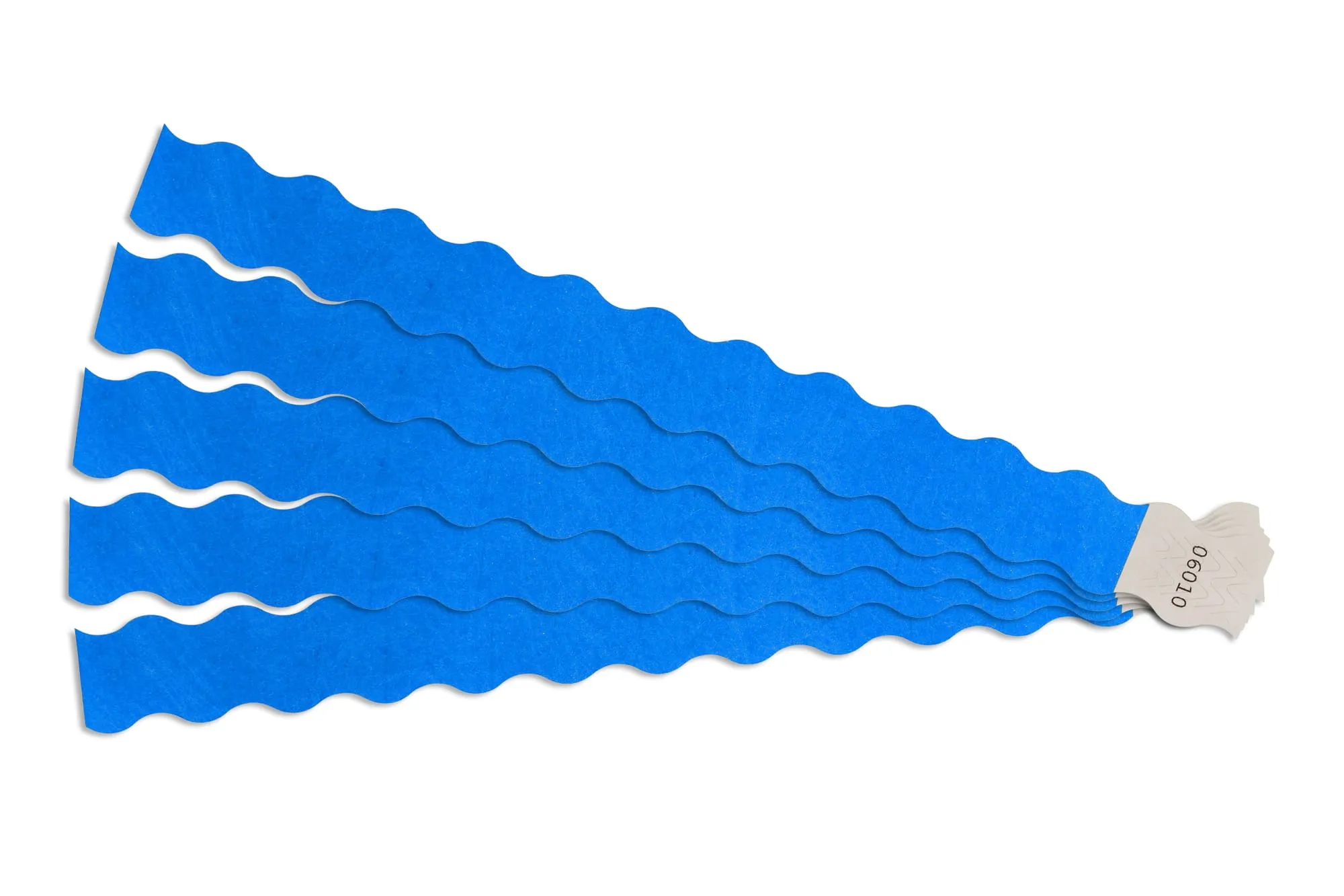 SICURIX Wristbands Wavy BLUE 100/pack (85330)