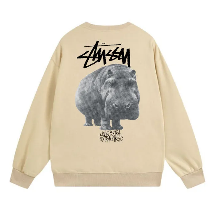 Stussy Sweatshirts Teen Long Sleeve Sweatshirts