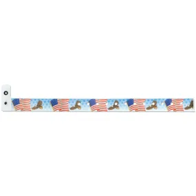 SuperBand® Expressions Plastic Wristbands 3/4" American Eagle Design 4033 (500/Box)