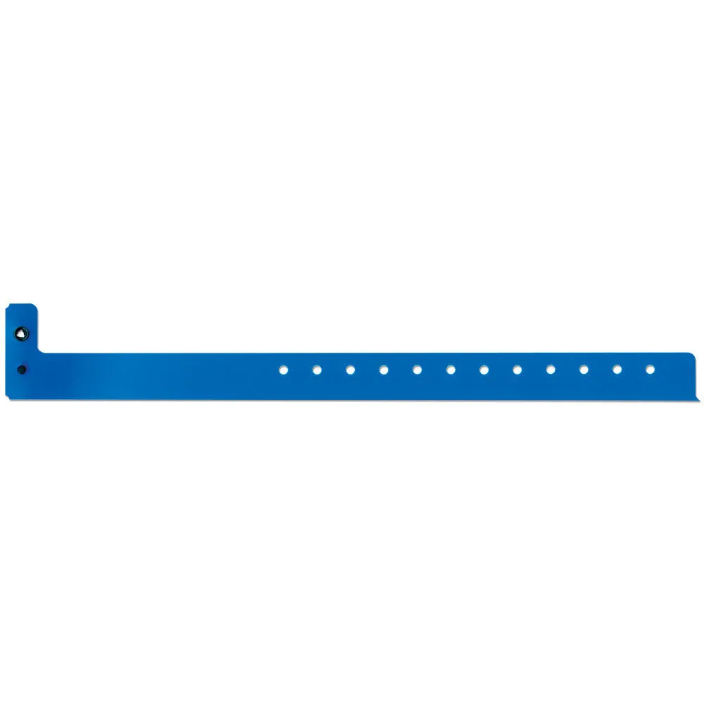 SuperBand® Medium Plastic Wristbands 3/4" 400P Snap Closure (500/Box)