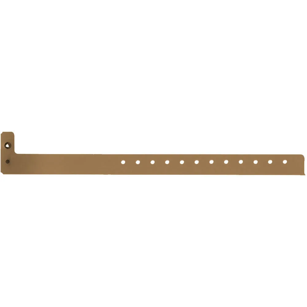 SuperBand® Medium Plastic Wristbands 3/4" 400P Snap Closure (500/Box)