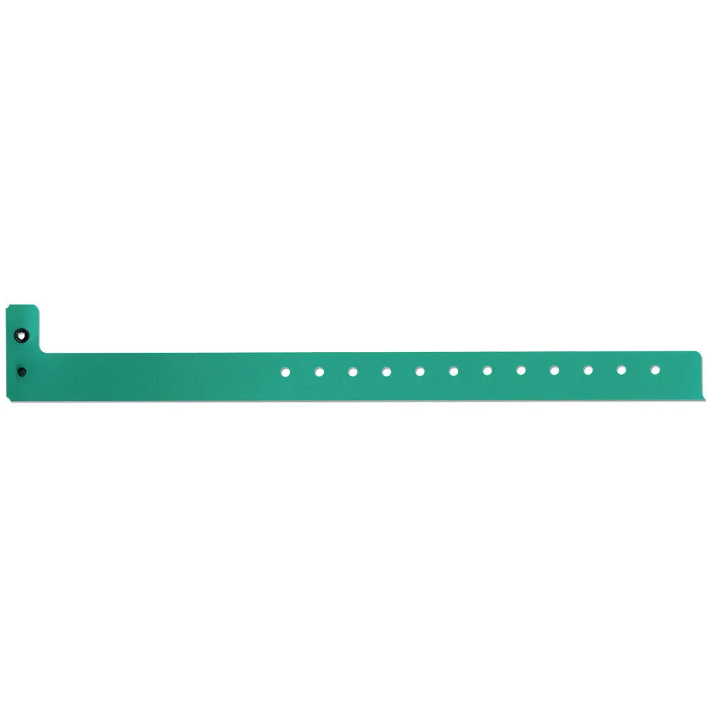 SuperBand® Medium Plastic Wristbands 3/4" 400P Snap Closure (500/Box)