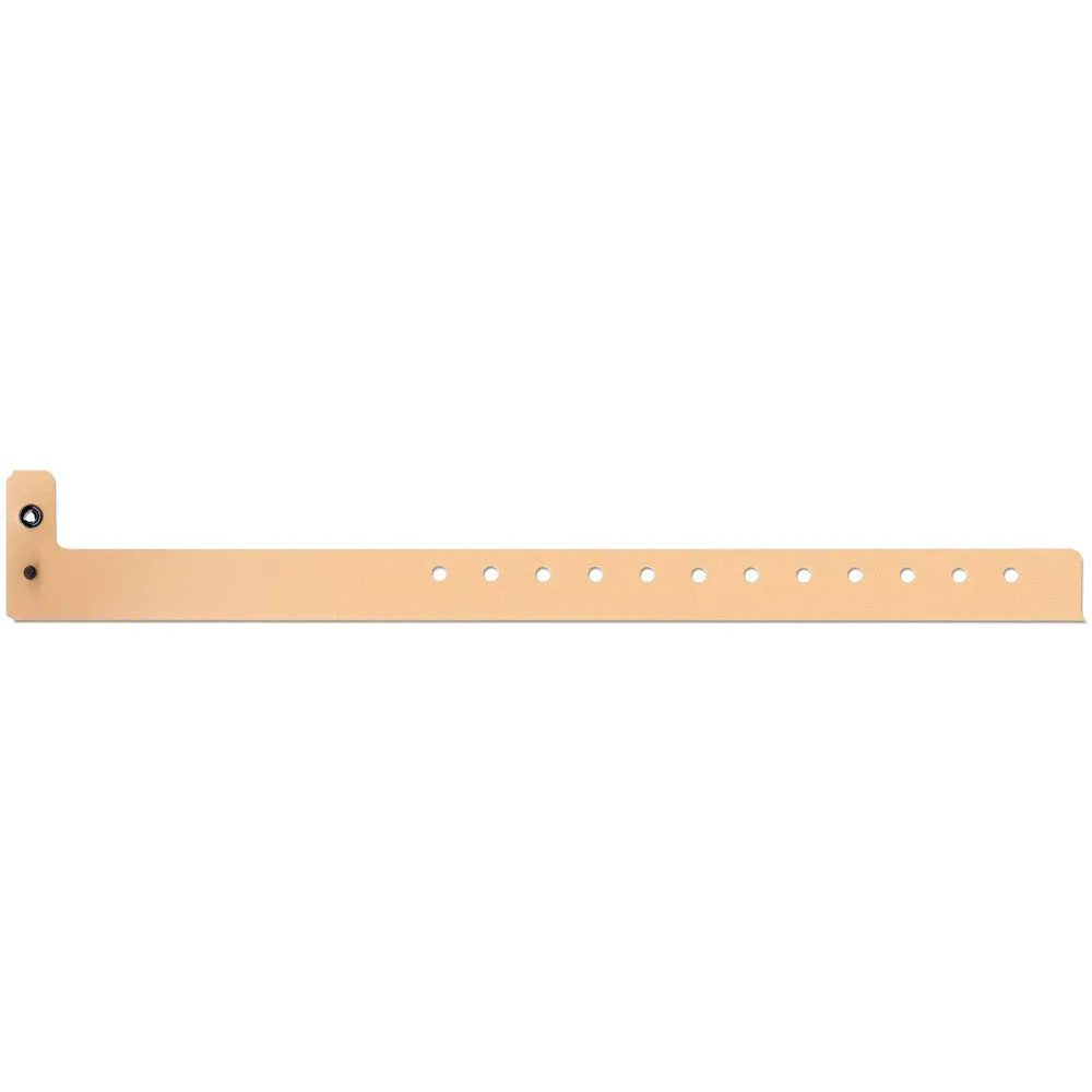 SuperBand® Medium Plastic Wristbands 3/4" 400P Snap Closure (500/Box)