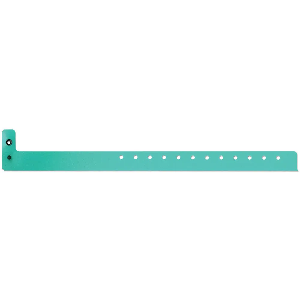 SuperBand® Medium Plastic Wristbands 3/4" 400P Snap Closure (500/Box)