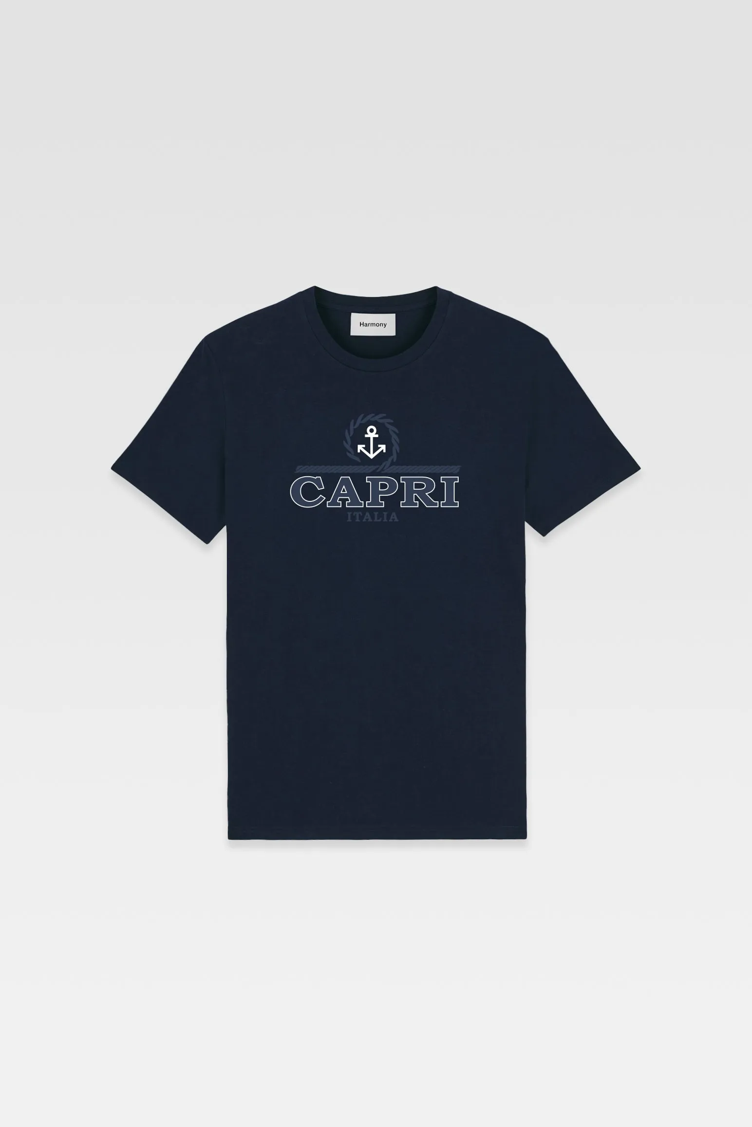 T-Shirt Capri Anchor - Navy - Cotton Jersey