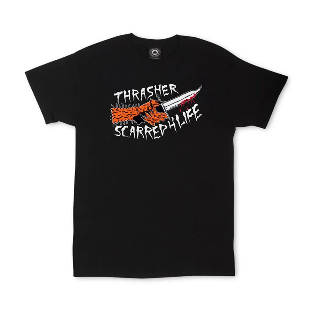 Thrasher Scarred T-shirt - Black